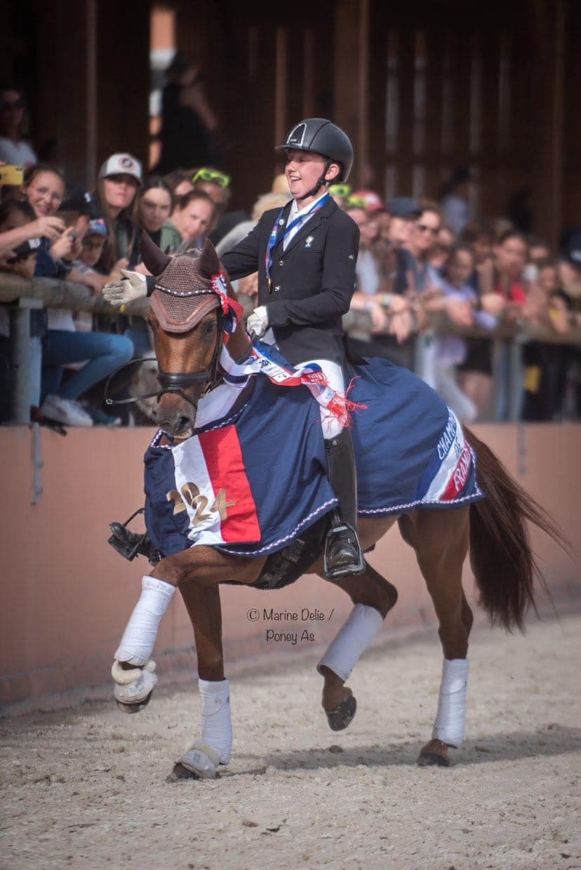Timothé Viaud, Champion de France Poney As Élite Dressage 2024